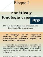 Fonética y Fonología Españolas 1