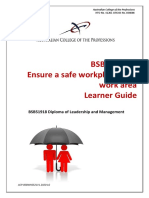 BSBWHS521 Learner Guide V1.0