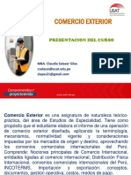 Presentación Curso - Comercio Exterior