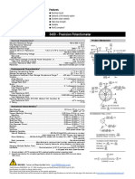 3400 - Precision Potentiometer: Features