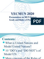 Yecmun Delegate Training #1