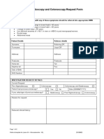 Sigmoidoscopy and Colonoscopy Request Form