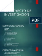 El Proyecto de Investigación