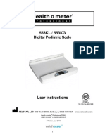 Health O' Meter-Pesa Bebé-1524kl-Manual
