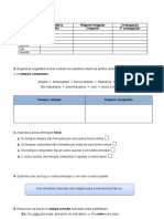 Fichadeportuguês 1 6º Ano - Tempos Verbais