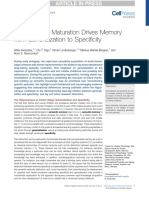 Hippocampal Maturation Drives Memory From Generalization To Specificity, Keresztes2018