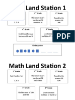 Math Land Station Week 1