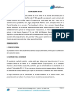 Acta Consejo para La Transparencia