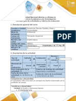 Guía de Actividades y Rúbrica de Evaluación - Tarea 1 - Reconocimiento. El Diseñador y El Artista