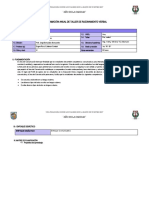 Programación Anual de Taller de Razonamiento Verbal Primero