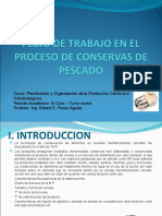 Flujo de Proceso de Conservas de Pescado