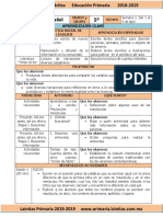 Abril - 1er Grado Español (2018-2019)