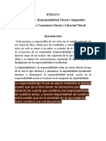 Ensayo Responsabilidad Moral e Imputabilidad Samir Ramos