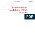 3-Phase Pulse Width Modulated (PWM) Inverter: DR - Arkan A.Hussein Power Electronics Fourth Class