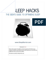 Sleep Warrior Sleep Hacks