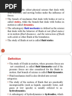 Chapter1-Fluid Mechanics