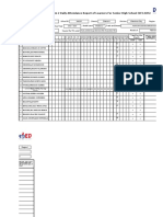 School Form 2 Daily Attendance Report of Learners For Senior High School (SF2-SHS)