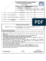 COMSATS University Islamabad, Lahore Campus: Legend For Seat #, Room Location