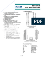 DS1245Y/AB 1024k Nonvolatile SRAM: Features Pin Assignment