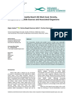 Beach Litter On Sarayköy Beach (SE Black Sea) : Density, Composition, Possible Sources and Associated Organisms