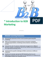 Lecture 1 (A) - Introduction To B2B Marketing ( (2020)