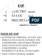 E Electro - S Static - P Precipitator: Electric Fixed