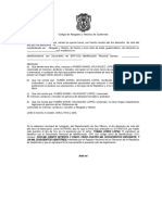 Acta de Declaracion de Testigos para El Colegio de Abogados