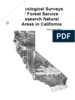 Ecological Surveys of Forest Service Research Natural Areas in California