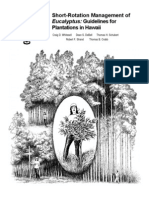 Short-Rotation Management of Eucalyptus: Guidelines For Plantations in Hawaii