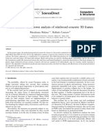 Finite Element Shakedown Analysis of Reinforced Concrete 3D Frames