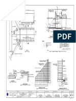 Typical Lakewall Section and Longitudinal Section of R.C. Box Culvert " A - A "