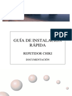 Guía de Instalación Rápida: Repetidor Chiki