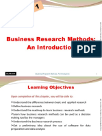 Cha Pter 1: Business Research Methods: An Introduction