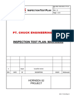 Pt. Chuck Engineering Batam: Inspection Test Plan-Machining