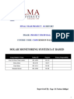 FYP Project Proposal Report Solar System (Last) 18-12-2018