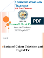 Basics of Colour Television and Digital TV For DECE 4 Sem 6 Unit