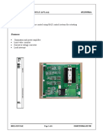 Features: This Module Is Used in Turbine Control Using MAX Control Systems For Actuating Electrohydraulic Converters