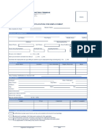 Application Form For Employment