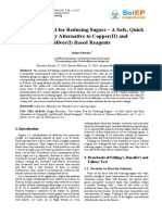 The Iodine Test For Reducing Sugars - A Safe, Quick and Easy Alternative To Copper (II) and Silver (I) Based Reagents