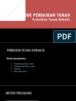 Metode Perbaikan Tanah Hidrolis PDF