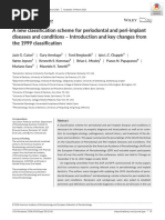 2-Caton. 2018. A New Classification Scheme For Periodontal and Peri-Implant Diseases and Conditions.