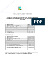 2020 Proposed Fees Structure