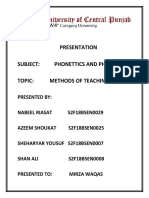 Phonettics and Phonology