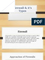 Firewall & It's Types