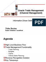 Oracle Trade Management (Channel Management) : Information Driven Selling