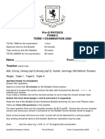 Term 1 - Physics Part 1