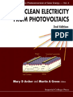 (Series On Photoconversion of Solar Energy) Mary D Archer, Martin A Green, Mary D Archer, Martin Green - Clean Electricity From Photovoltaics (2nd Edition) - Imperial College Press (2014) PDF