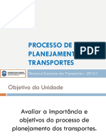 Processo de Planejamento Dos Transportes PDF