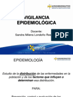 Vigilancia Epidemiológica: Docente: Sandra Milena Londoño Restrepo