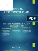 Designing An Assessment Plan